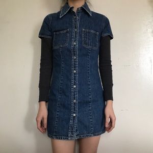 Vintage GAP Denim Button Down Dress